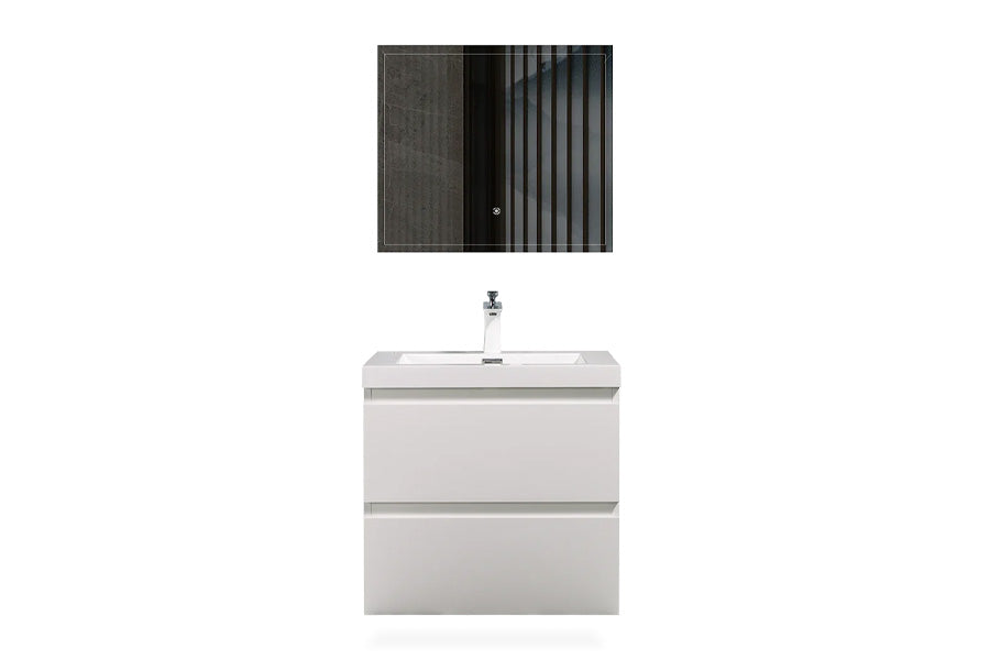 Angela Wall-Mounted Bathroom Vanity Set