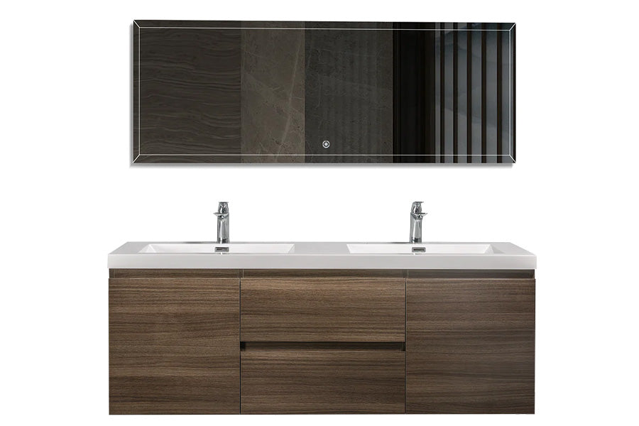 Angela Wall-Mounted Bathroom Vanity Set