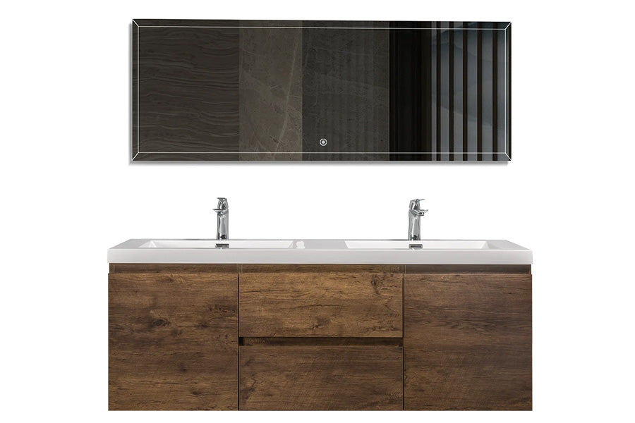 Angela Wall-Mounted Bathroom Vanity Set