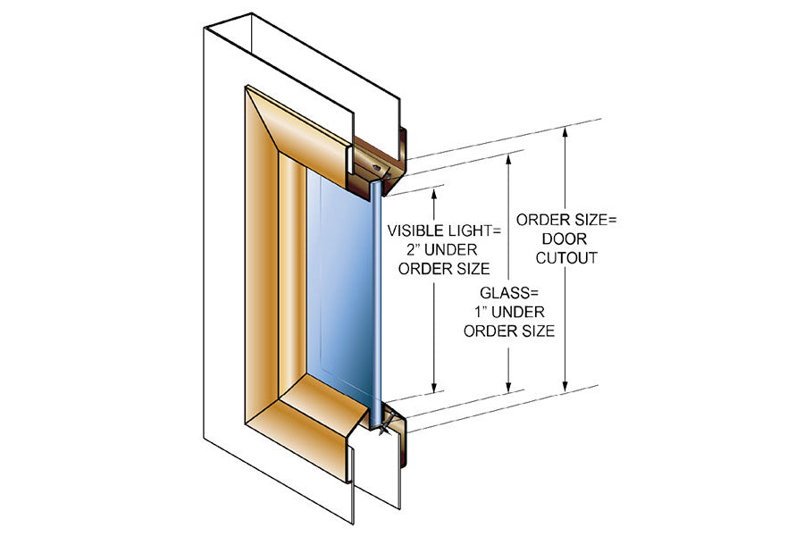 Cal-Royal 10VL Series Vision Lite Frame Standard Profile for 1" Thick Glass