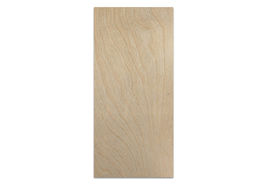 Rotary Natural Birch Unfinished 20-Min Non-Rated Wood Door