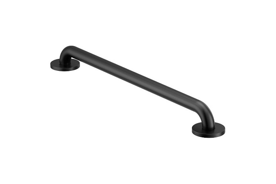 ZDS Concealed Black Bathroom Grab Bar