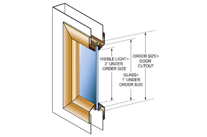 Cal-Royal 10VL Series Vision Lite Frame Standard Profile for 1" Thick Glass