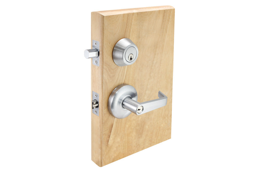 Cal-Royal Pioneer SL00/T220 Entrance Leverset and Cylinder Deadbolt Combo