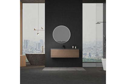Crius Minimalist Wood Floating Bathroom Vanity Set
