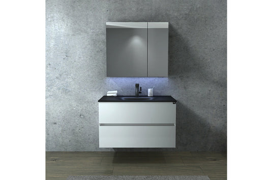 Emily-R Wall-Mounted Bathroom Vanity Set
