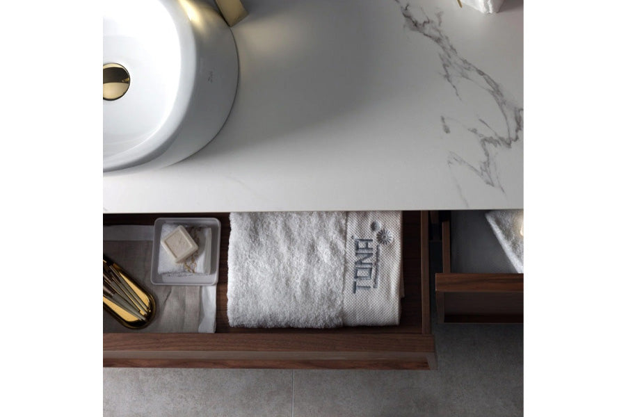 Forest 65" Wall-Mounted Bathroom Vanity Set