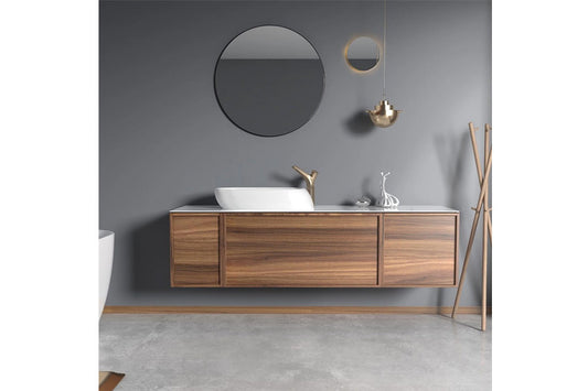 Forest 65" Wall-Mounted Bathroom Vanity Set