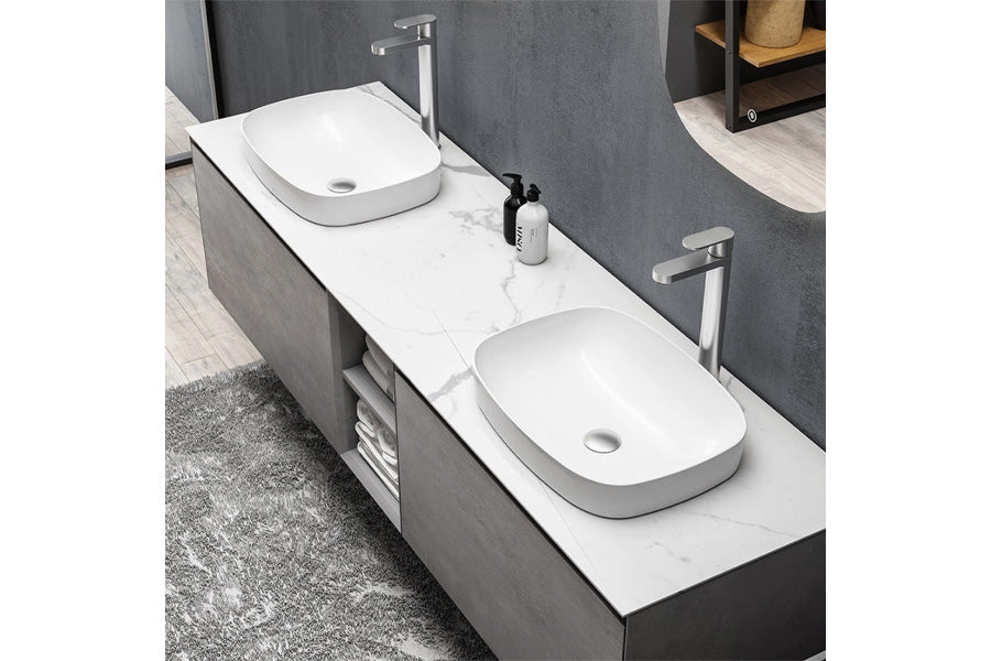Inalco Wall-Mounted Bathroom Vanity Set