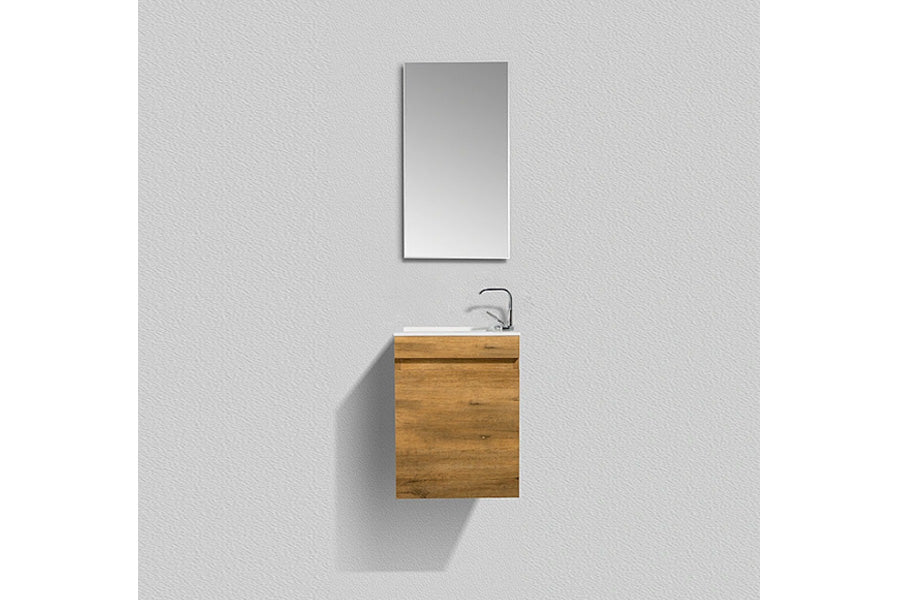 Mini Wall-Mounted Vanity Set with Mirror
