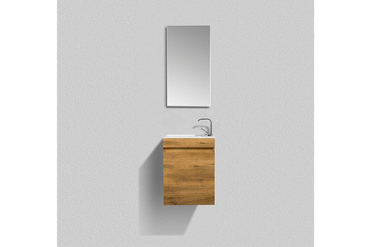 Mini Wall-Mounted Vanity Set with Mirror