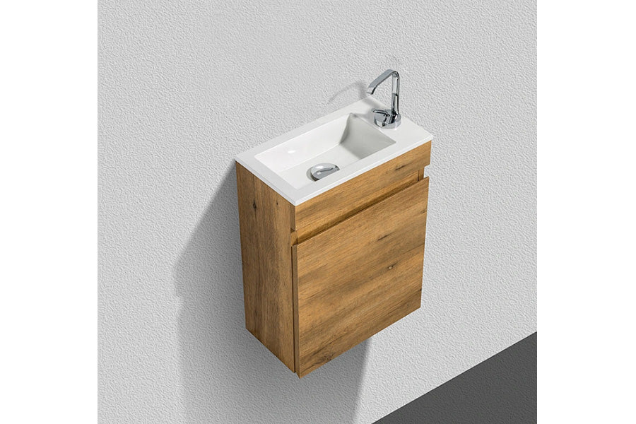 Mini Wall-Mounted Vanity Set with Mirror