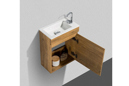 Mini Wall-Mounted Vanity Set with Mirror