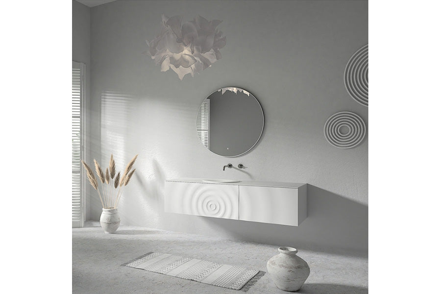 TONA Wave Wall-Mounted Vanity Set
