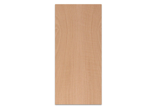 Plain Sliced Red Oak Unfinished 20-Min Non-Rated Wood Door