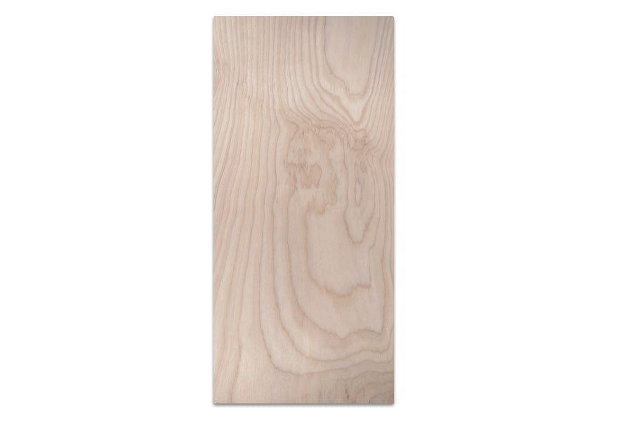 Rotary Natural Birch Clear Pre-Finished 20-Min Non-Rated Wood Door